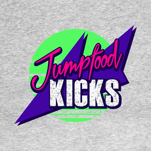 Jumpfood Kicks-80s Green by JunkfoodCinema